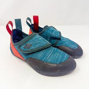 Black Diamond Momentum Climbing Bouldering Shoes Blue Kids US 4 Knit Outdoor